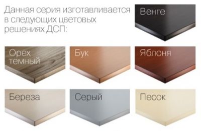 Цвет мебели M-Concept серии Техно-плюс