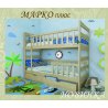 Детская двухъярусная кровать Марко Плюс