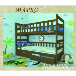 Детская двухъярусная кровать Марко