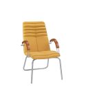 Конференц-стул Galaxy / Галакси Wood CFA LB chrome (Новый стиль)