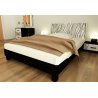 Кровать Терра 140 Глянец Белый - Черный Мат