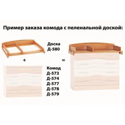 Пеленальная доска Д-580 Серия Софт